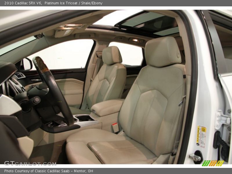 Platinum Ice Tricoat / Shale/Ebony 2010 Cadillac SRX V6