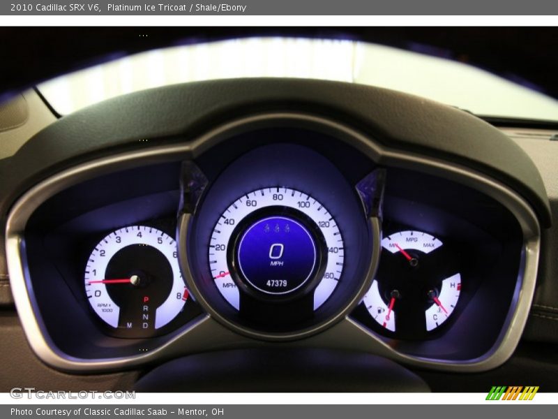 Platinum Ice Tricoat / Shale/Ebony 2010 Cadillac SRX V6