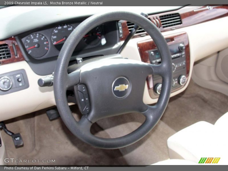 Mocha Bronze Metallic / Neutral 2009 Chevrolet Impala LS