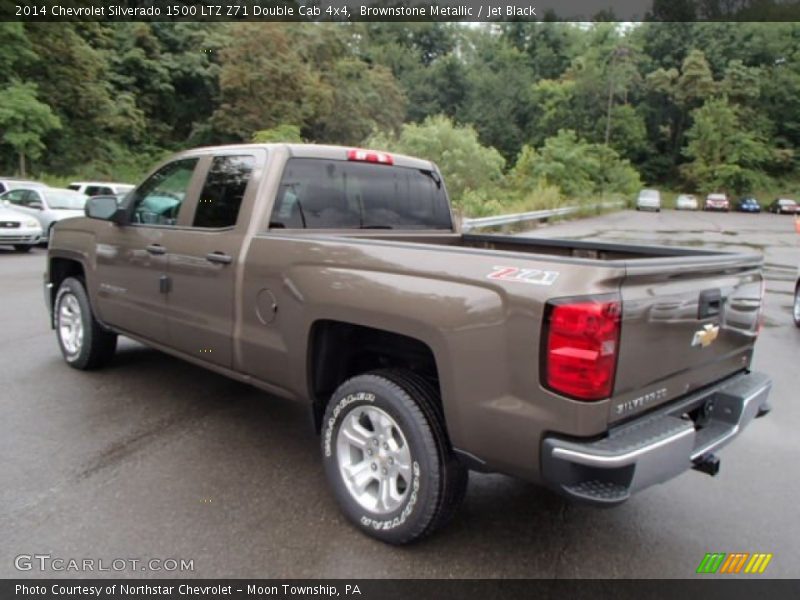 Brownstone Metallic / Jet Black 2014 Chevrolet Silverado 1500 LTZ Z71 Double Cab 4x4