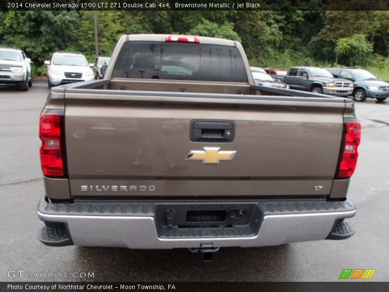 Brownstone Metallic / Jet Black 2014 Chevrolet Silverado 1500 LTZ Z71 Double Cab 4x4