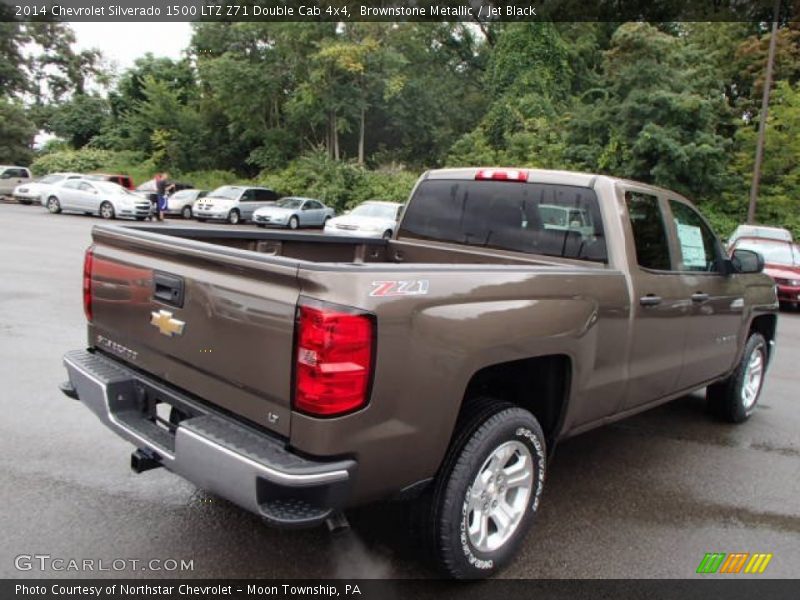 Brownstone Metallic / Jet Black 2014 Chevrolet Silverado 1500 LTZ Z71 Double Cab 4x4