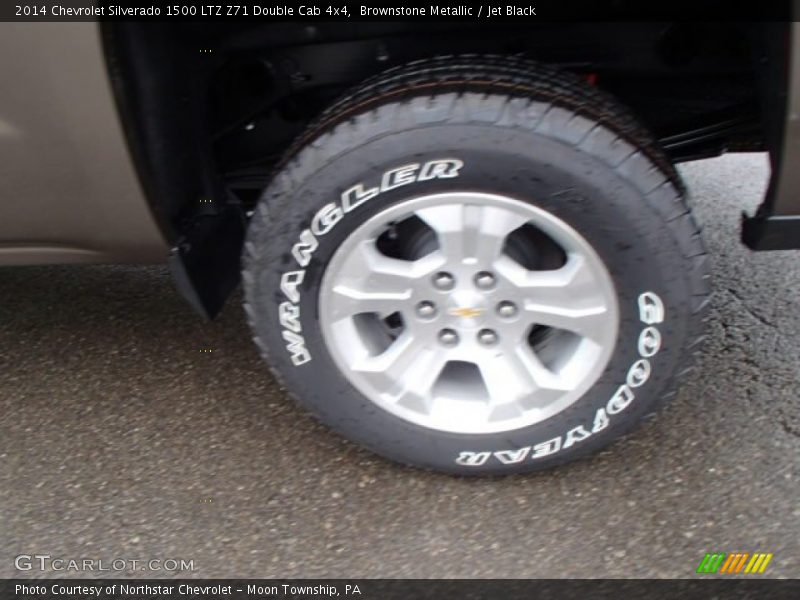 Brownstone Metallic / Jet Black 2014 Chevrolet Silverado 1500 LTZ Z71 Double Cab 4x4
