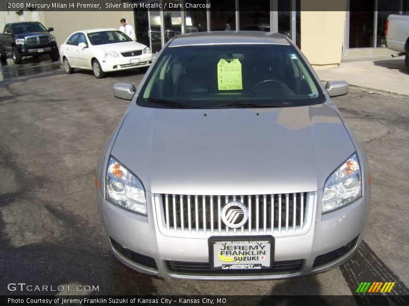 Silver Birch Metallic / Dark Charcoal 2008 Mercury Milan I4 Premier