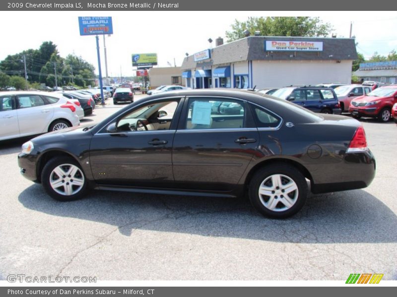 Mocha Bronze Metallic / Neutral 2009 Chevrolet Impala LS