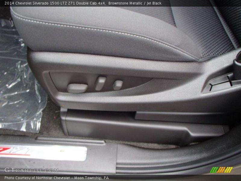 Brownstone Metallic / Jet Black 2014 Chevrolet Silverado 1500 LTZ Z71 Double Cab 4x4