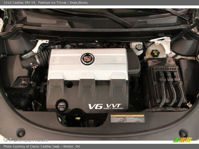 Platinum Ice Tricoat / Shale/Ebony 2010 Cadillac SRX V6