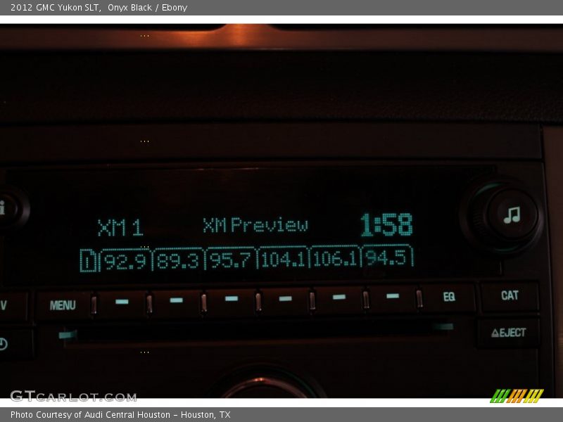 Onyx Black / Ebony 2012 GMC Yukon SLT