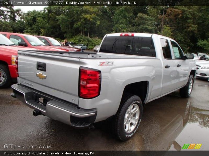 Silver Ice Metallic / Jet Black 2014 Chevrolet Silverado 1500 LTZ Z71 Double Cab 4x4