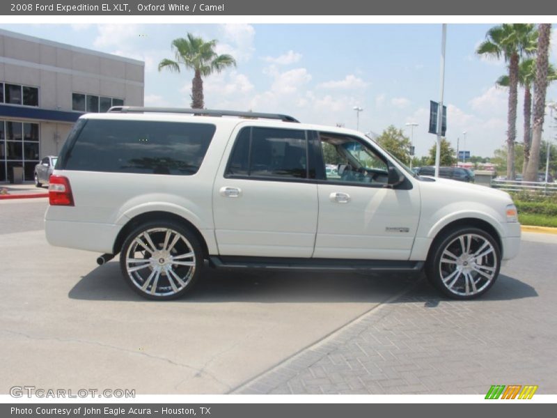 Oxford White / Camel 2008 Ford Expedition EL XLT