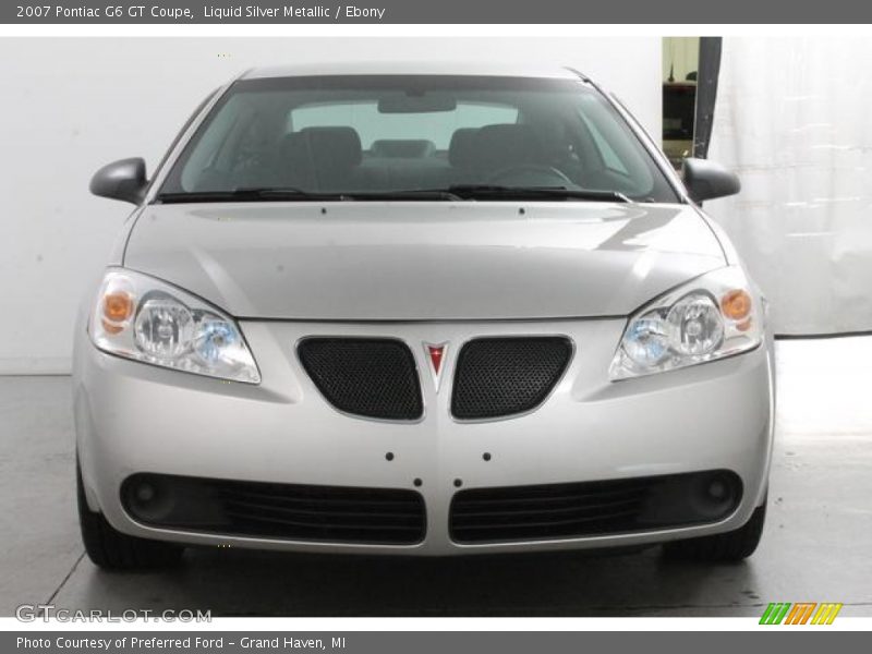 Liquid Silver Metallic / Ebony 2007 Pontiac G6 GT Coupe