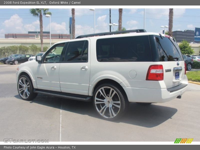 Oxford White / Camel 2008 Ford Expedition EL XLT