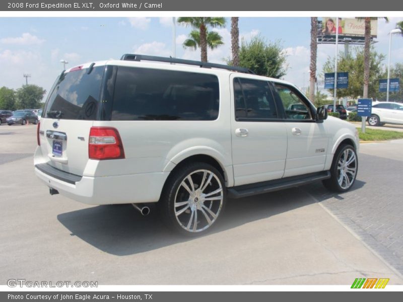Oxford White / Camel 2008 Ford Expedition EL XLT