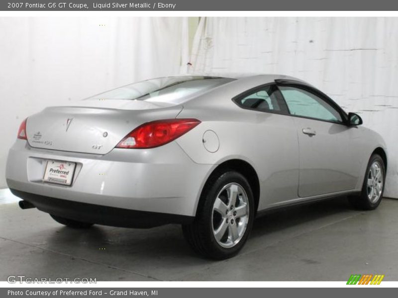 Liquid Silver Metallic / Ebony 2007 Pontiac G6 GT Coupe