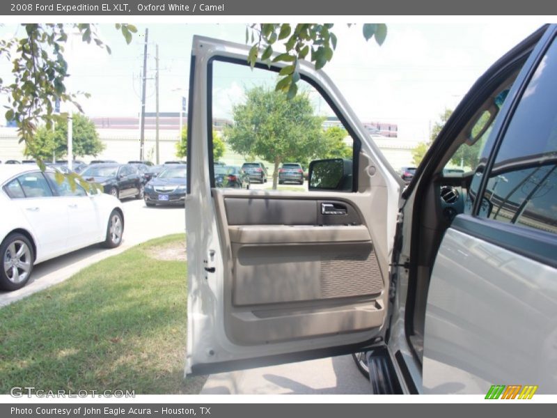 Oxford White / Camel 2008 Ford Expedition EL XLT