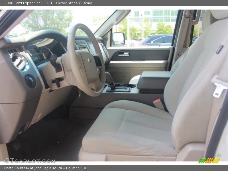 Oxford White / Camel 2008 Ford Expedition EL XLT