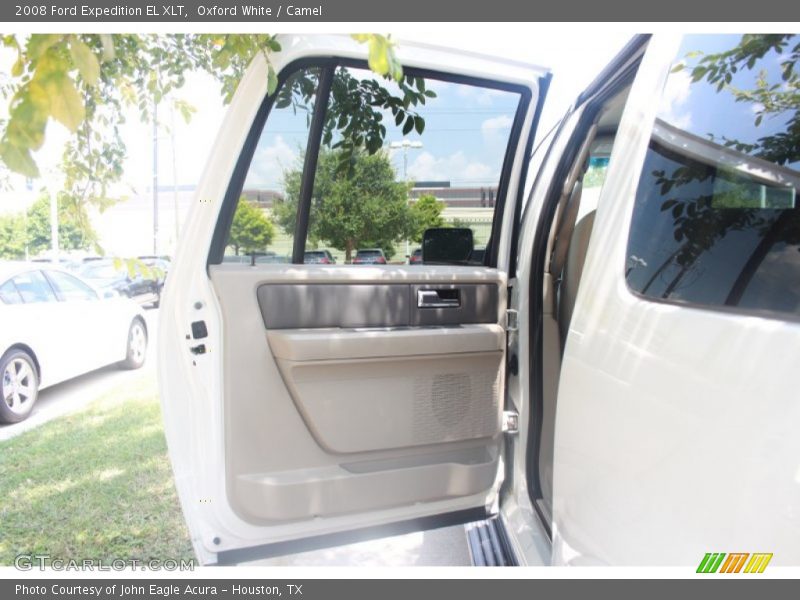 Oxford White / Camel 2008 Ford Expedition EL XLT