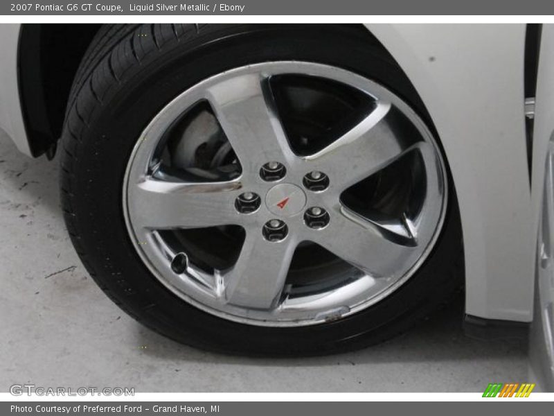 Liquid Silver Metallic / Ebony 2007 Pontiac G6 GT Coupe