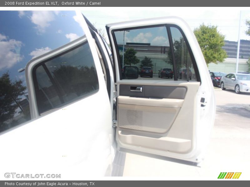 Oxford White / Camel 2008 Ford Expedition EL XLT