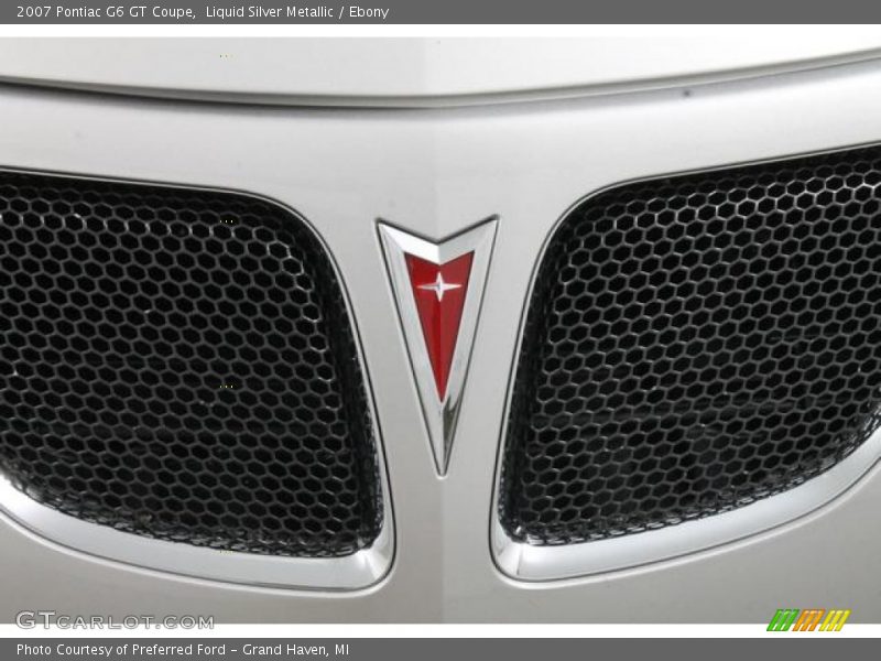 Liquid Silver Metallic / Ebony 2007 Pontiac G6 GT Coupe