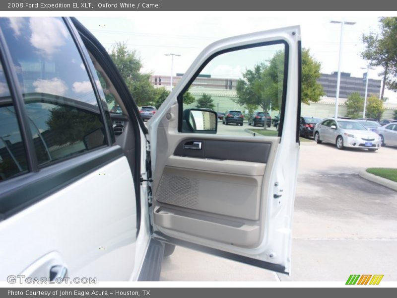Oxford White / Camel 2008 Ford Expedition EL XLT