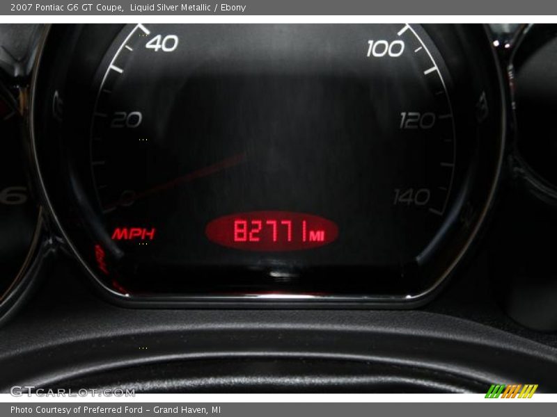 Liquid Silver Metallic / Ebony 2007 Pontiac G6 GT Coupe