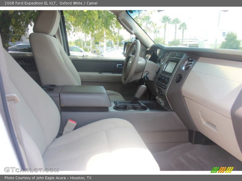 Oxford White / Camel 2008 Ford Expedition EL XLT