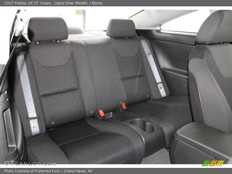 Liquid Silver Metallic / Ebony 2007 Pontiac G6 GT Coupe
