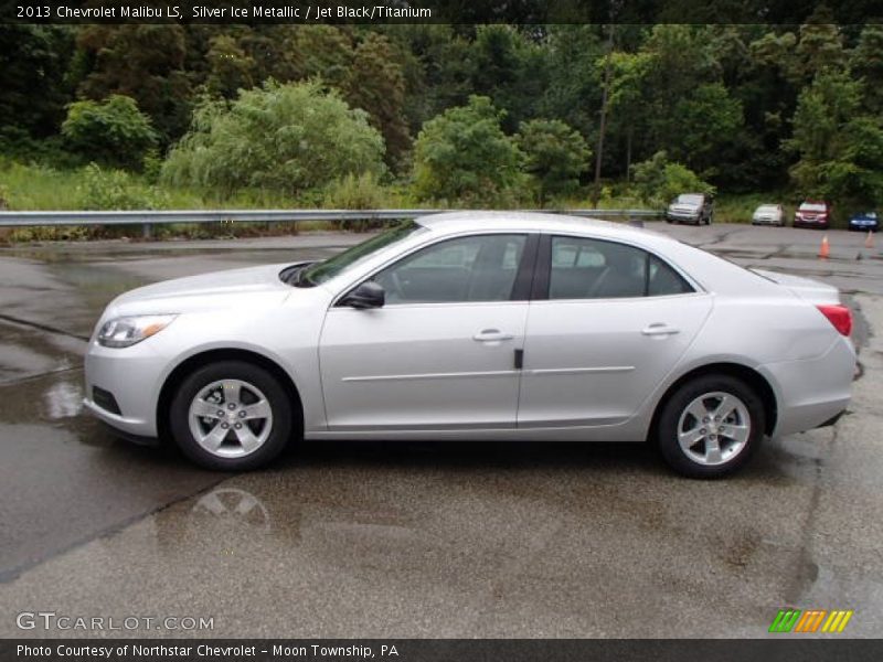 Silver Ice Metallic / Jet Black/Titanium 2013 Chevrolet Malibu LS