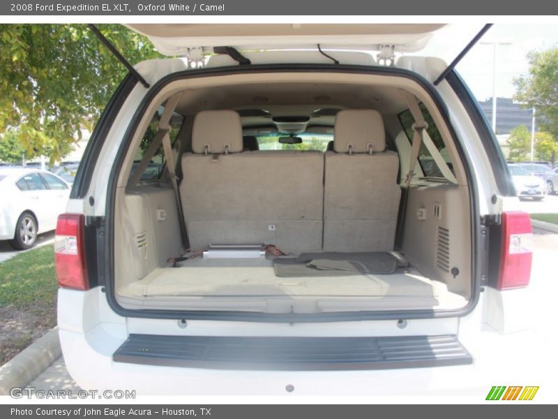 Oxford White / Camel 2008 Ford Expedition EL XLT
