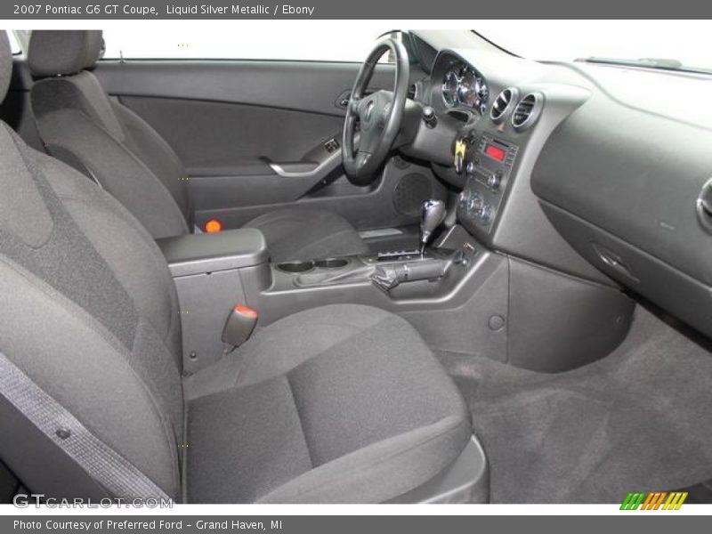 Liquid Silver Metallic / Ebony 2007 Pontiac G6 GT Coupe