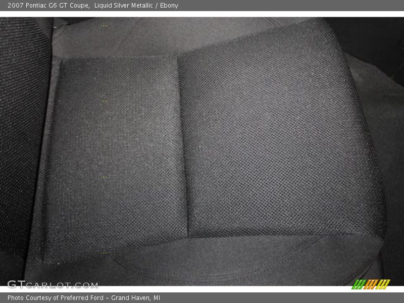 Liquid Silver Metallic / Ebony 2007 Pontiac G6 GT Coupe