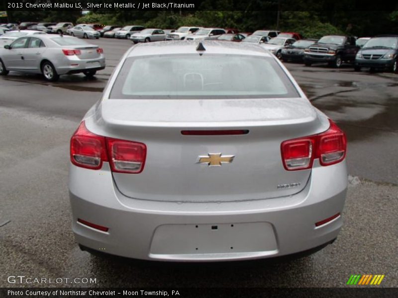 Silver Ice Metallic / Jet Black/Titanium 2013 Chevrolet Malibu LS