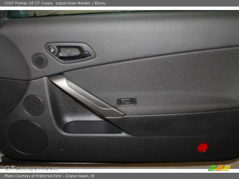 Liquid Silver Metallic / Ebony 2007 Pontiac G6 GT Coupe