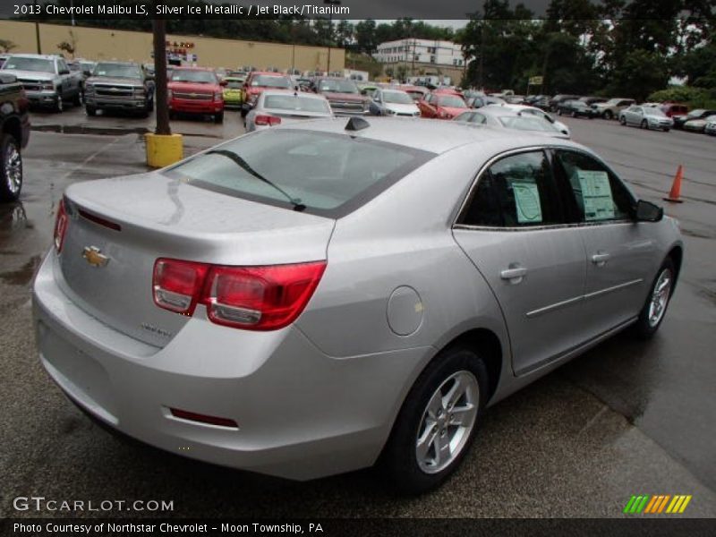 Silver Ice Metallic / Jet Black/Titanium 2013 Chevrolet Malibu LS
