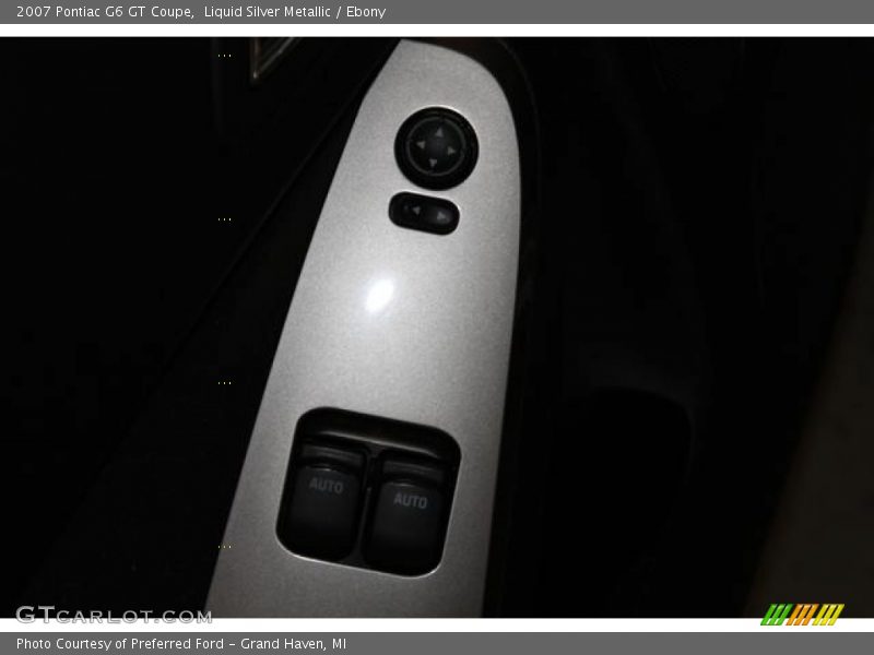 Liquid Silver Metallic / Ebony 2007 Pontiac G6 GT Coupe