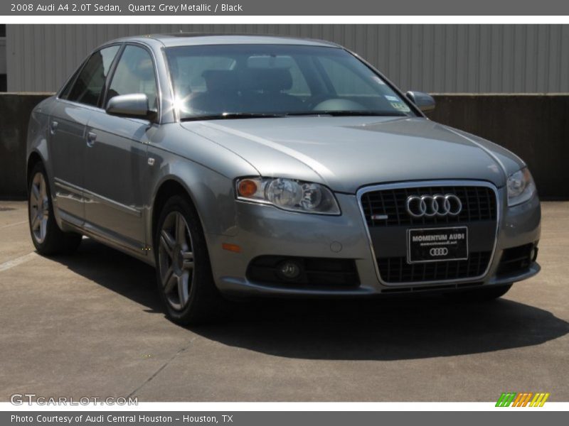 Quartz Grey Metallic / Black 2008 Audi A4 2.0T Sedan