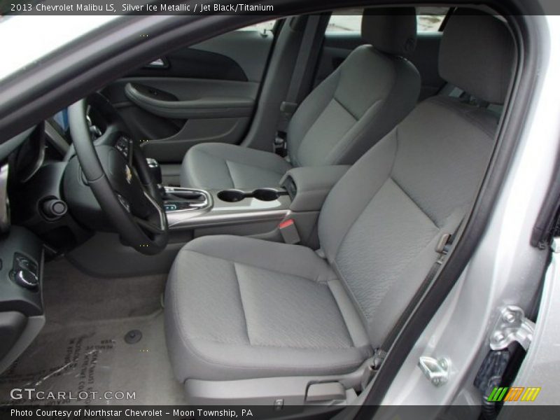Silver Ice Metallic / Jet Black/Titanium 2013 Chevrolet Malibu LS