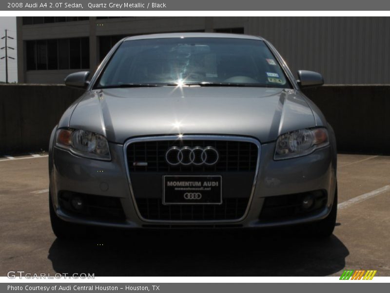 Quartz Grey Metallic / Black 2008 Audi A4 2.0T Sedan