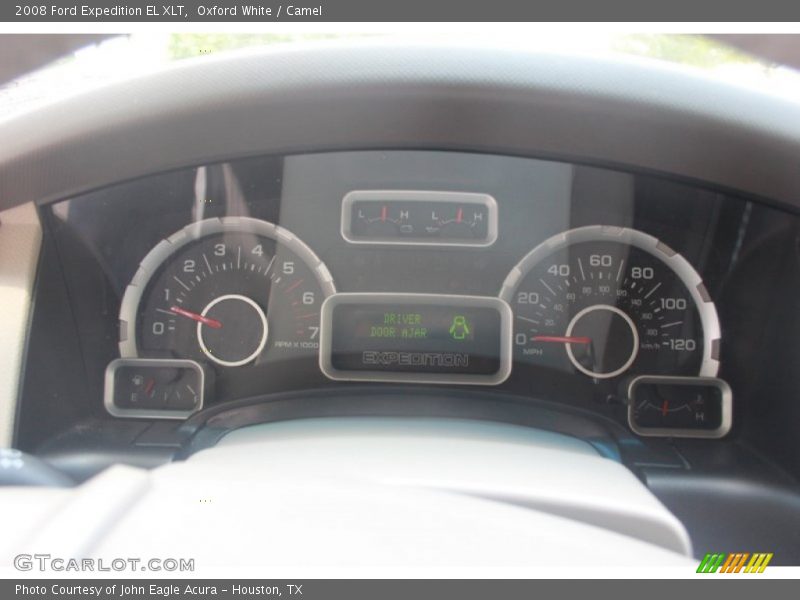 Oxford White / Camel 2008 Ford Expedition EL XLT
