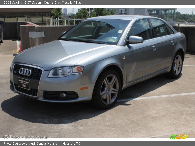 Quartz Grey Metallic / Black 2008 Audi A4 2.0T Sedan