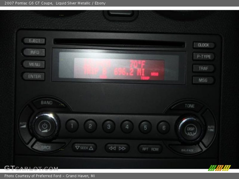 Liquid Silver Metallic / Ebony 2007 Pontiac G6 GT Coupe