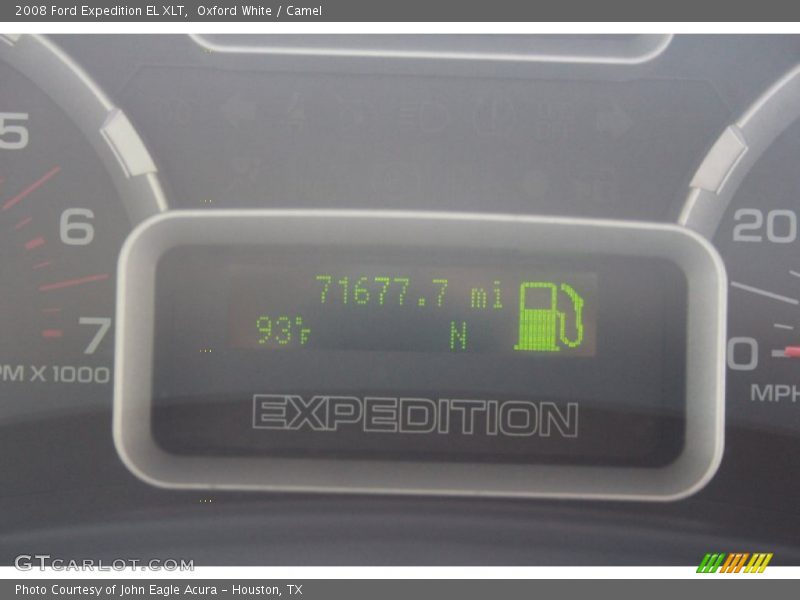 Oxford White / Camel 2008 Ford Expedition EL XLT