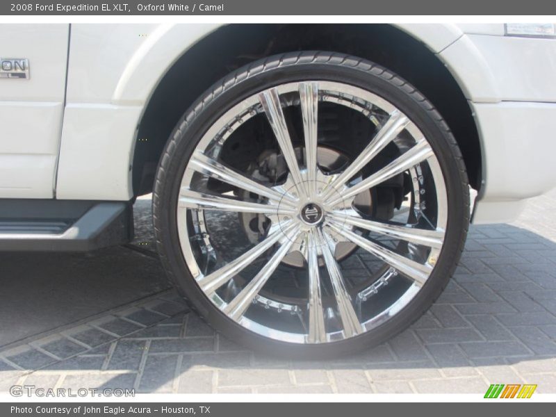 Oxford White / Camel 2008 Ford Expedition EL XLT