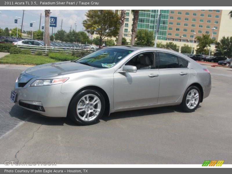 Paladium Silver Pearl / Taupe Gray 2011 Acura TL 3.5