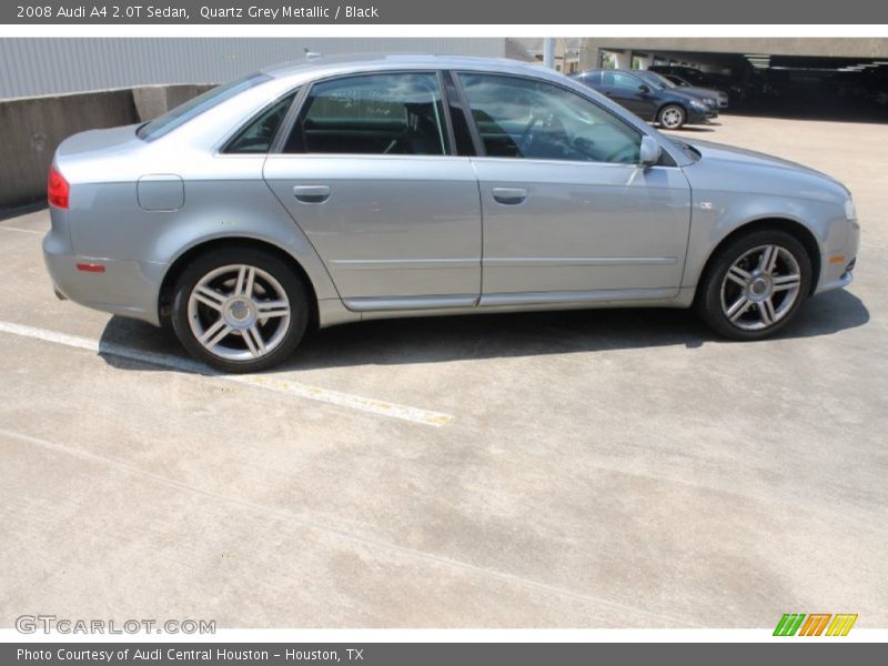 Quartz Grey Metallic / Black 2008 Audi A4 2.0T Sedan