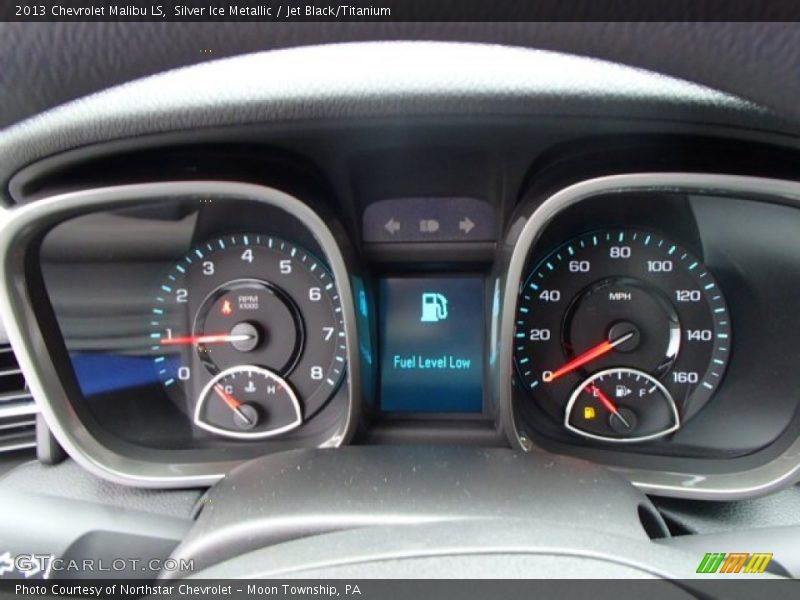 Silver Ice Metallic / Jet Black/Titanium 2013 Chevrolet Malibu LS