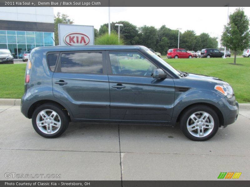 Denim Blue / Black Soul Logo Cloth 2011 Kia Soul +