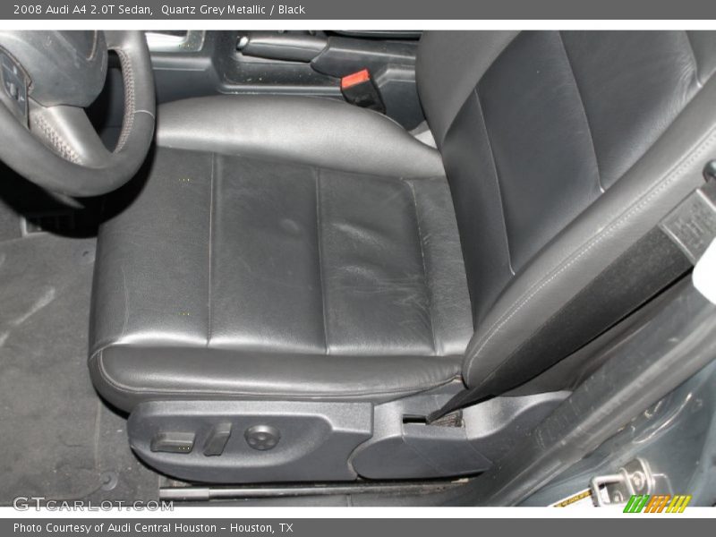 Quartz Grey Metallic / Black 2008 Audi A4 2.0T Sedan