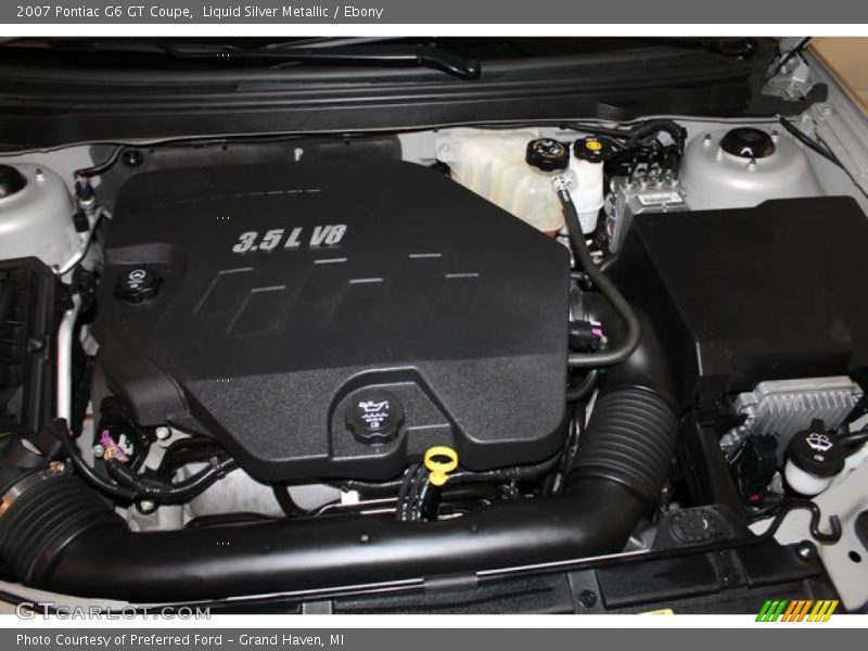 Liquid Silver Metallic / Ebony 2007 Pontiac G6 GT Coupe
